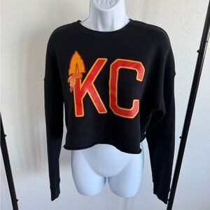 Kansas City Chiefs Cropped Crewneck